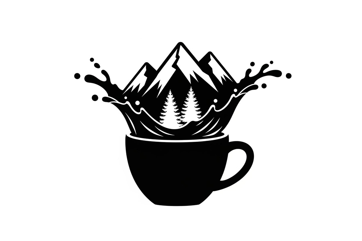 Mountain Coffee Cup Design Bundle, an Illustration by yasushie (Photo 16 of 31)