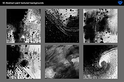 Abstract - 50 Black & White Textures, a Background Graphic by ikono.me (Thumbnail 2 of 6)