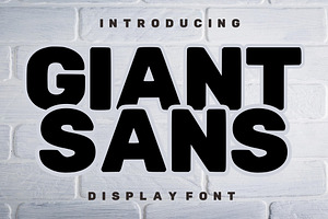 Giant Sans, a Slab Serif Font by Limited.studio