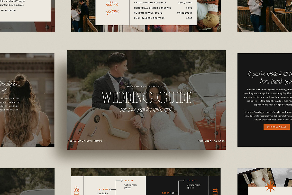 Photography Services Guide Canva, a Marketing Template by Lennox Creative Co. (Photo 1 of 2)