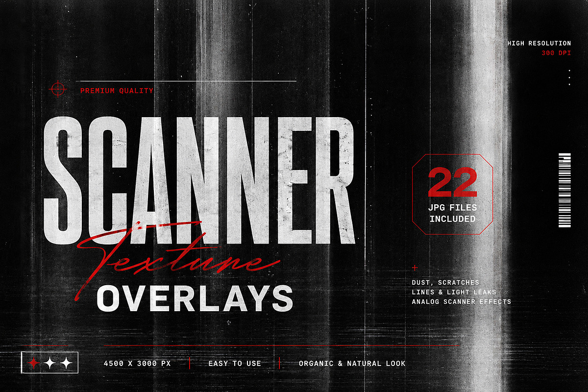 Scanner Texture Overlays, a Texture Graphic by Shovajit (Photo 1 of 4)
