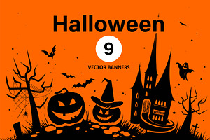 Halloween. Banners