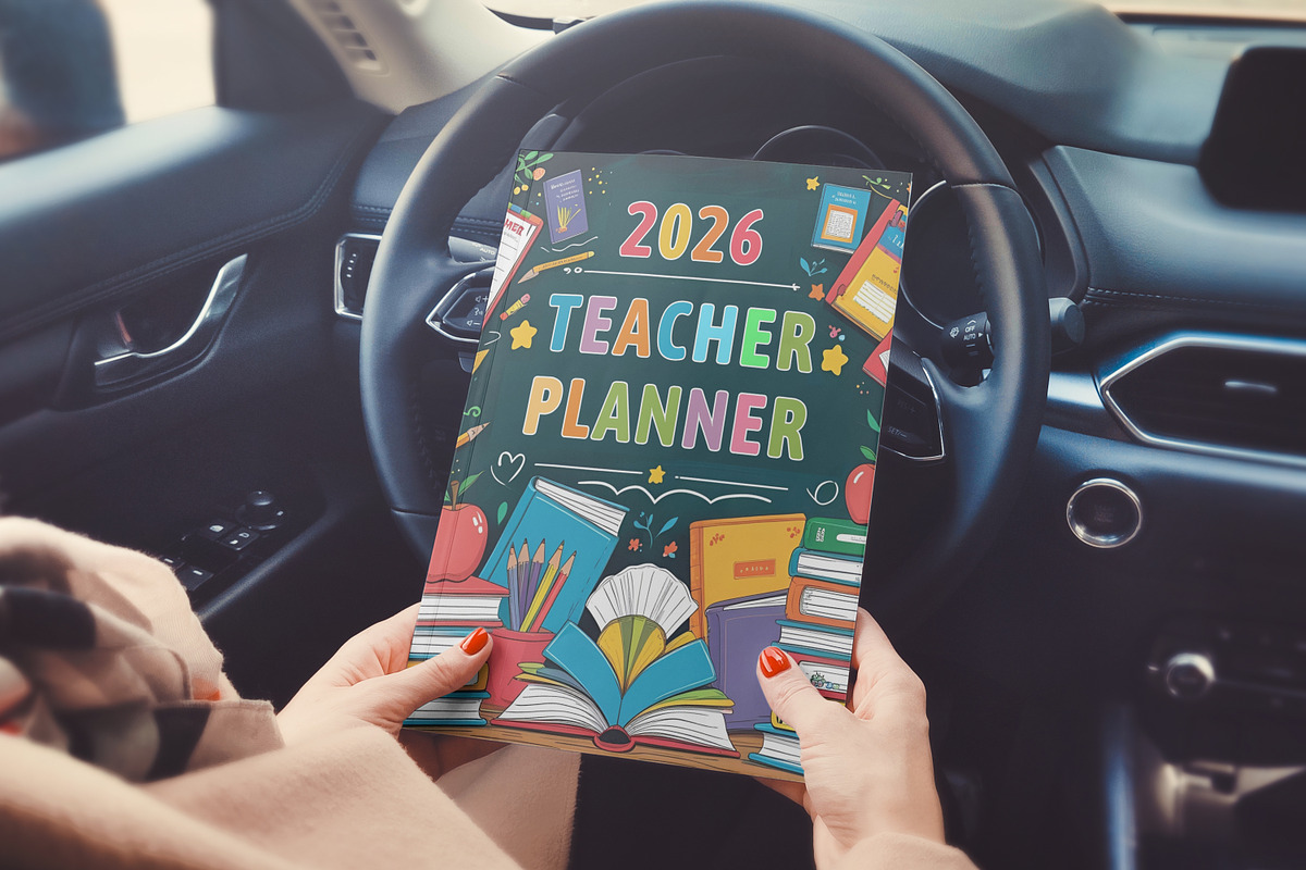 2026 Teacher Planner Canva, a Print Template by Designmela01 (Photo 2 of 7)
