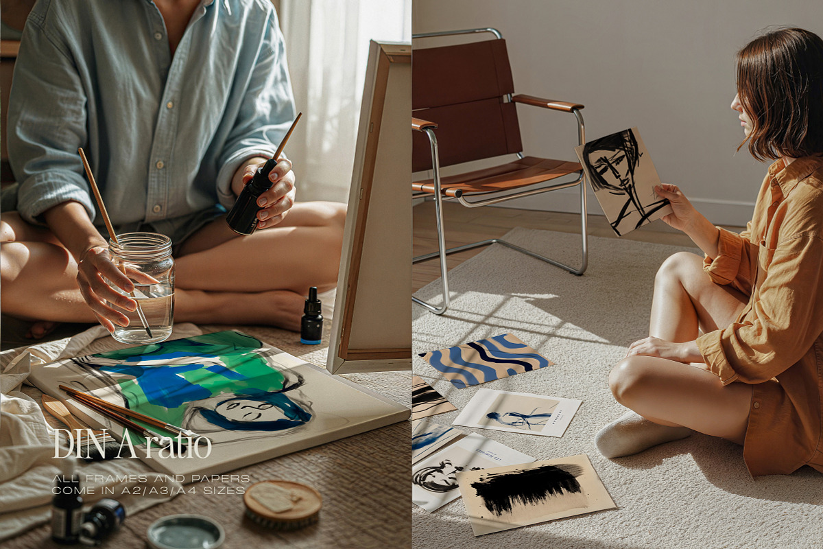 247 Frame and Card PSD Mockups, a Household Mockup by Salt Color Studio (Photo 57 of 71)
