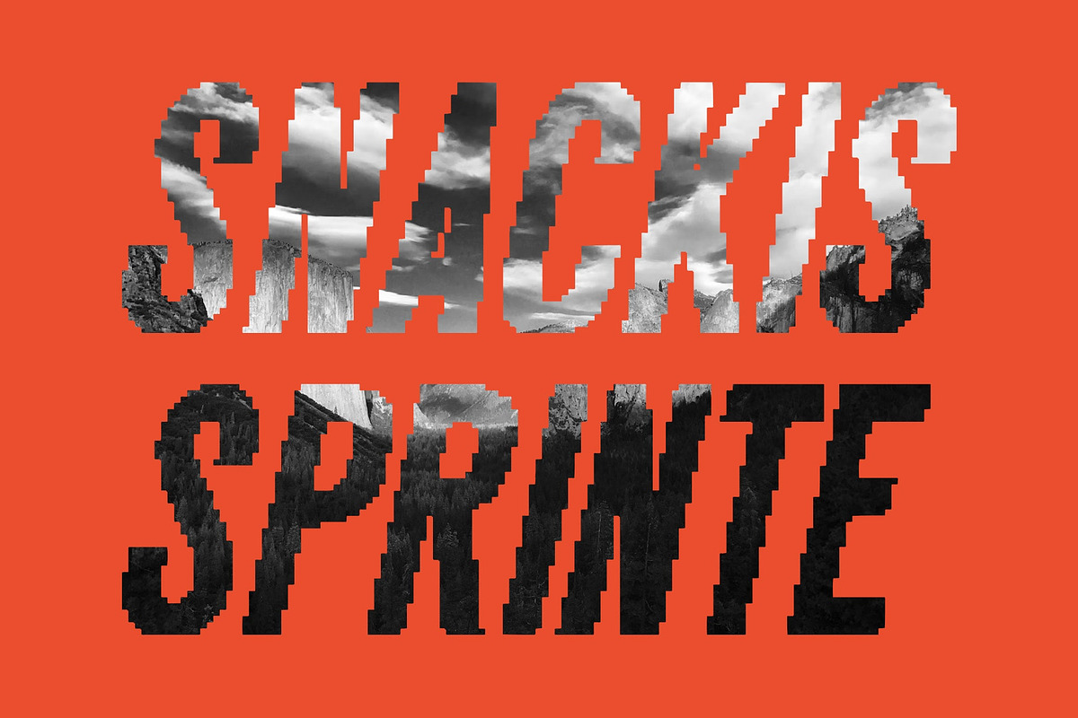 Galber Pixel, a Sans Serif Font by Craft Supply Co. (Photo 3 of 8)