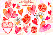 ♥ Love Set ♥, a Pattern Graphic by Elizaveta (Thumbnail 3 of 4)