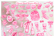 VALENTINE DAY WATERCOLOR CLIPART, a Decorative Illustration by AlexandraArt (Thumbnail 4 of 10)