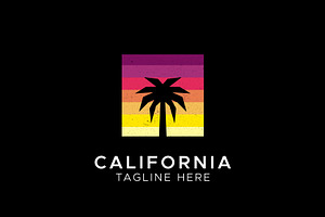 California Palm Beach Logo Design, a Branding & Logo Template by AlvinStd