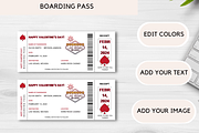 Boarding Pass for Valentine's Day, a Card Template by YasdeyDesigns (Thumbnail 6 of 7)