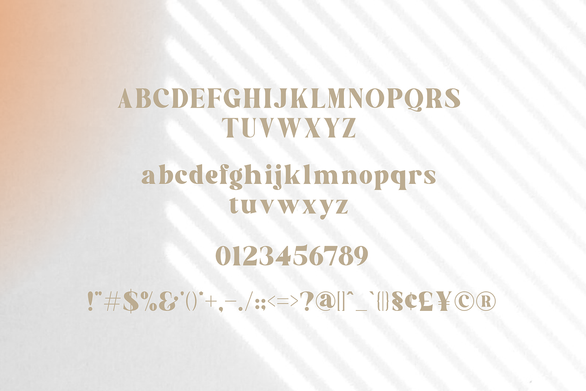 Golden Radiant - Modern Serif Font, a Serif Font by Pen Culture (Photo 10 of 12)