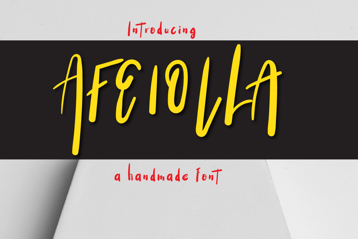 Afeiolla Typeface