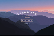 Vector Landscapes Bundle, an Illustration by Medialoot (Thumbnail 3 of 4)