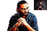 Premium Vector Oil Photoshop Action, an Action Add-On by Studio Retouch (Thumbnail 7 of 11)