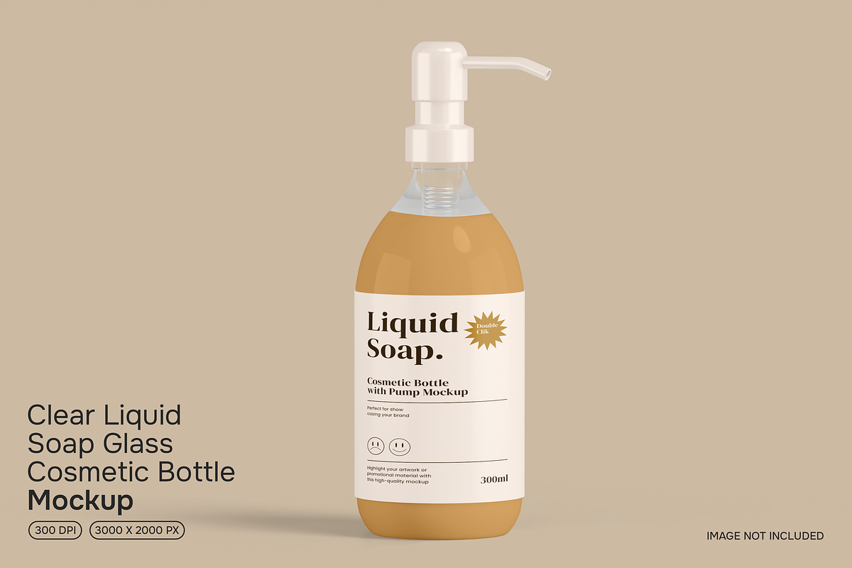 Soap Cosmetic Bottle Mockup, a Packaging Mockup by Permadi Creative