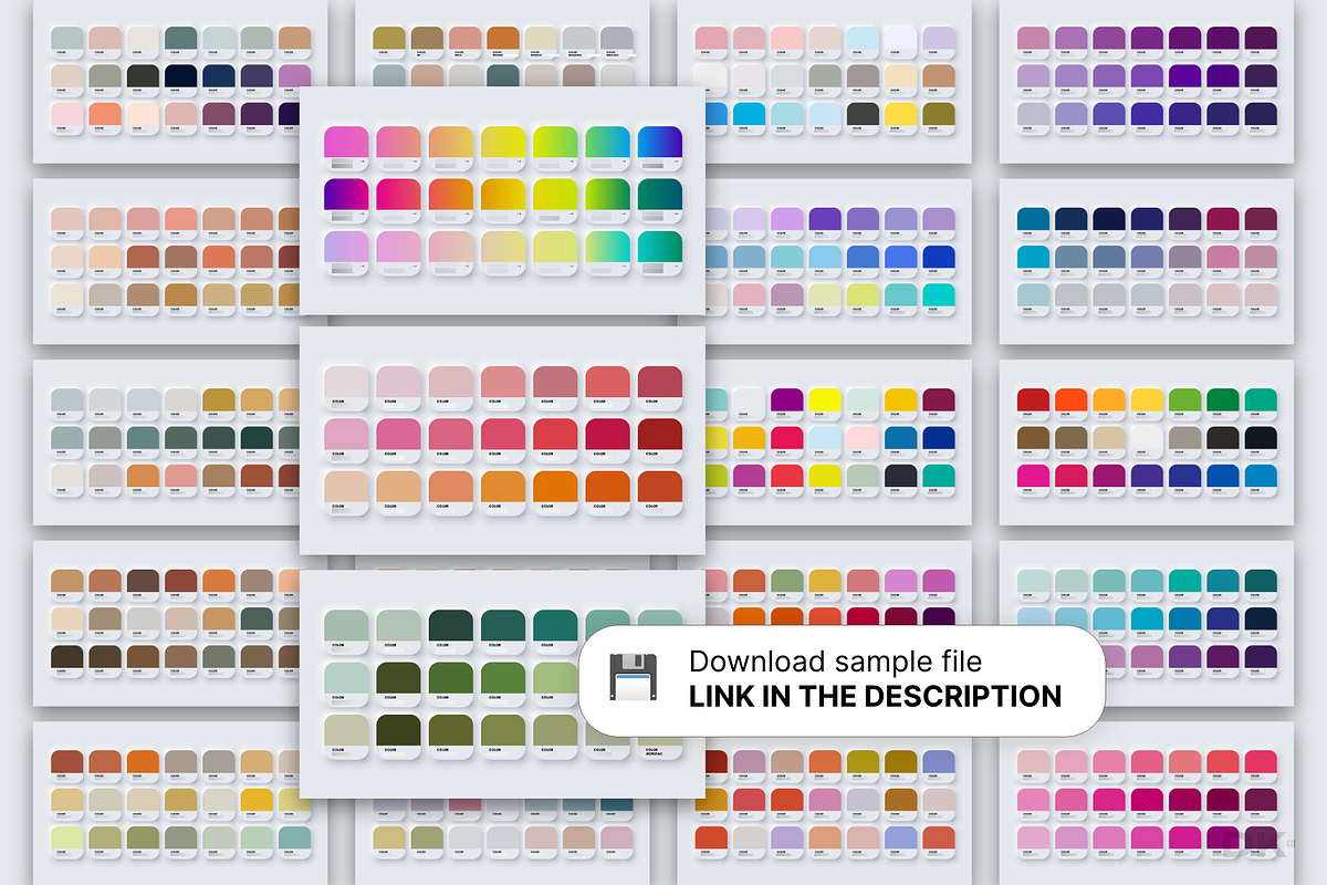 Color Palette Swatches Mega Bundle, a Palette Add-On by Designer's Kit Co (Photo 7 of 9)