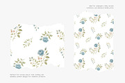 blue rose seamless pattern jpeg, a Pattern Graphic by Pink Studio Art (Thumbnail 2 of 5)