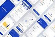 Rapidly- Parcel Delivery App Design, an App Template by helloshadhin (Thumbnail 2 of 2)