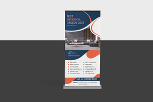 Interior Roll-Up Banner