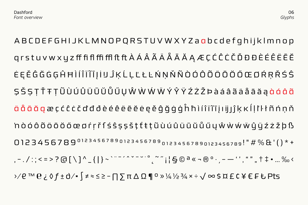 Dashford, a Sans Serif Font by Zafara Studios (Photo 6 of 9)