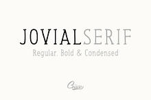 Jovial Serif Pro - Handwritten Fonts