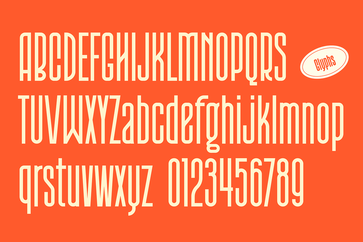 Wakatobi - Ultra Condensed Font, a Sans Serif Font by Creative Corner (Photo 13 of 21)