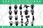 Houseplant SVG, House, Plant Svg, an Object Graphic by VectorWorlds (Thumbnail 3 of 3)