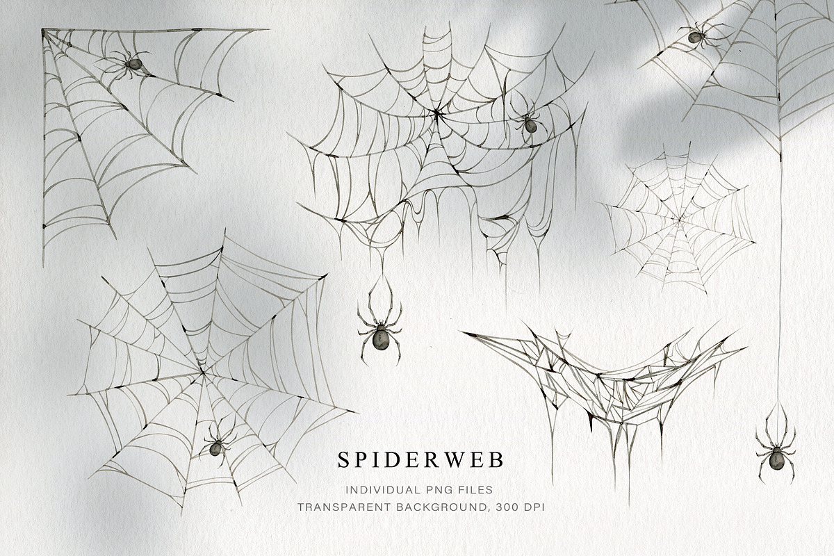 Halloween watercolor collection, a Decorative Illustration by CrystalinaShop (Photo 9 of 16)