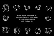 Cute Doodle Dog Faces, an Animal Illustration by Liz Pengilley Studio (Thumbnail 3 of 7)