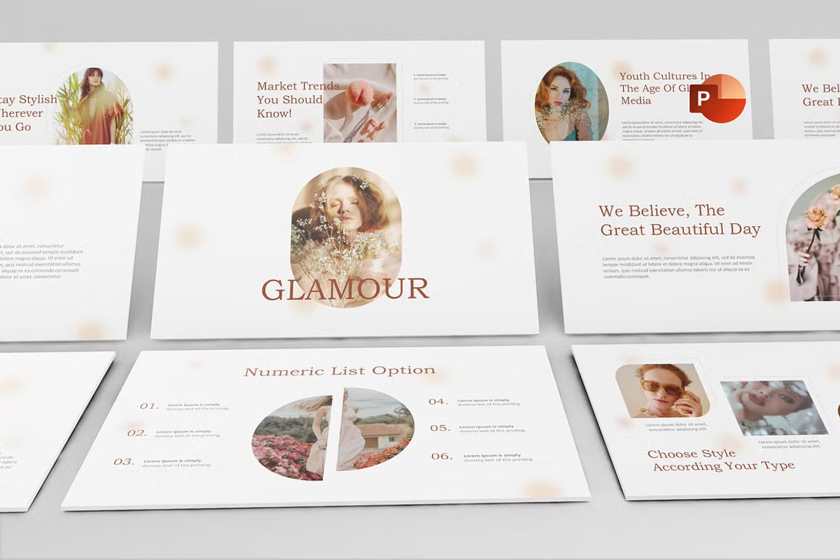 Fashion Powerpoint Template, a Presentation Template by GearShift (Photo 1 of 5)