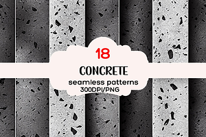 Concrete Seamless Patterns, a Pattern Graphic by PrintablesByFranklyn