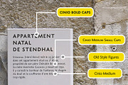 Cinio, a Sans Serif Font by TeGeType foundry (Thumbnail 2 of 5)