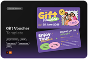 Fashion Boutique Pop Gift Voucher, a Print Template by Annora Studio (Thumbnail 1 of 5)