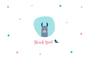 Cute Lamas, an Animal Illustration by BezierMagic (Thumbnail 6 of 6)
