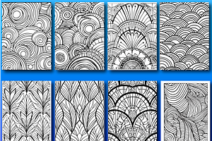 Mindful Pattern Adult Coloring Pages