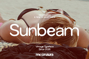 Sunbeam - Summer Vintage Sans Serif, a Sans Serif Font by Schrifted Type (Thumbnail 1 of 9)