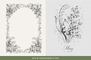 Birth Month Flowers Illustrations, a Decorative Illustration by AW Studios (Thumbnail 6 of 9)