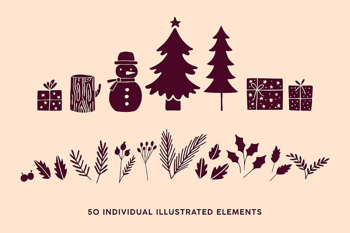 Cozy Hand-Drawn Christmas Clipart, an Illustration by Soph Rowe (Photo 3 of 8)