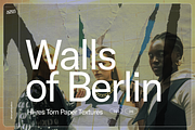Walls of Berlin Torn Paper Textures, a Texture Graphic by Nomad Visuals (Thumbnail 1 of 10)