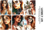 Summer Girl, a Person Illustration by Digital Art Creations (Thumbnail 3 of 8)