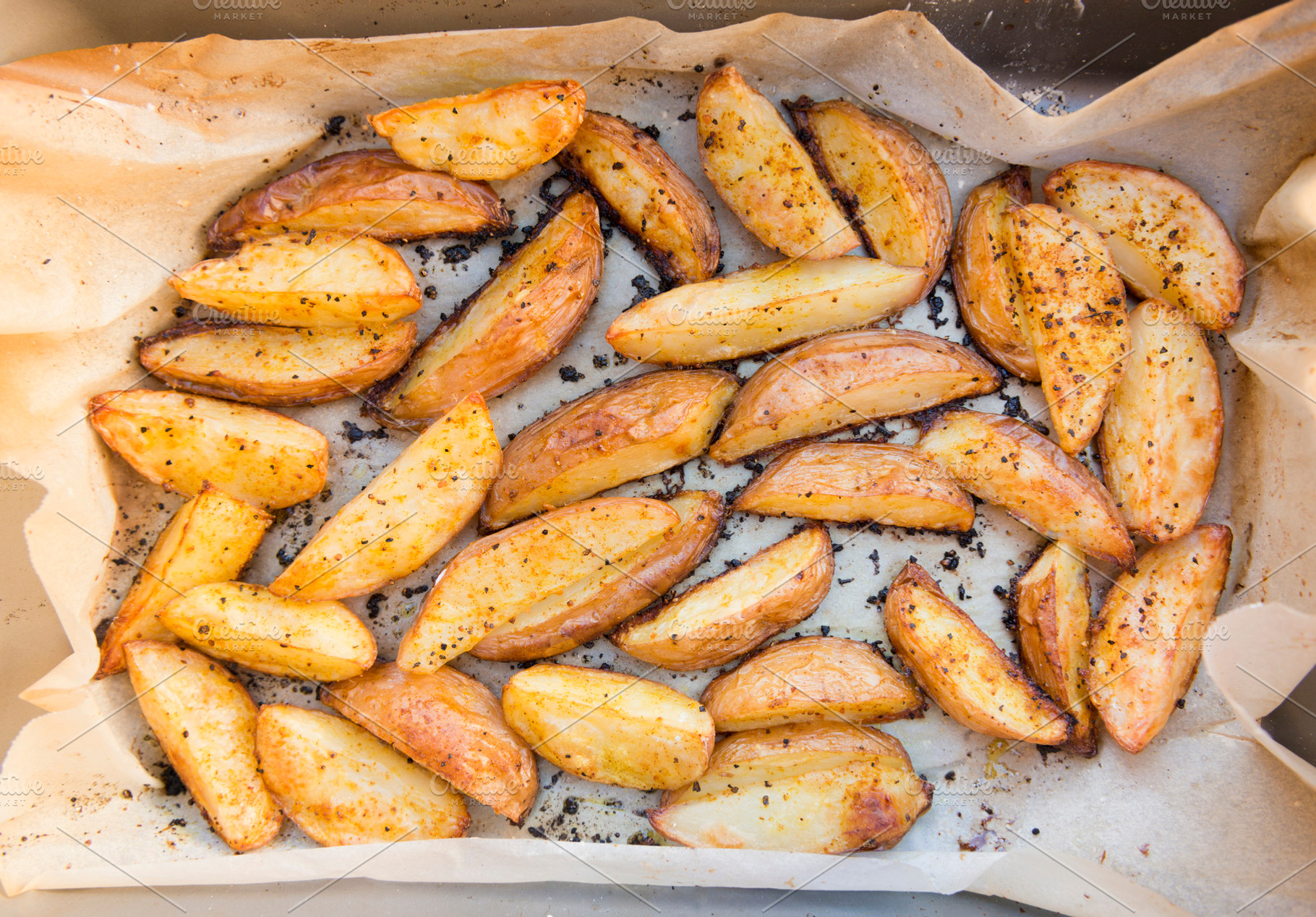 Potato Wedges, a Food & Drink Photo by THP Creative