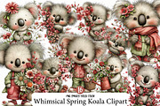 Whimsical Spring Koala Clipart, an Illustration by Designworld (Thumbnail 1 of 5)