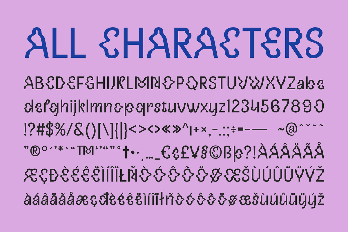 CS Sherman – Trippy Font, a Sans Serif Font by Craft Supply Co. (Photo 8 of 8)