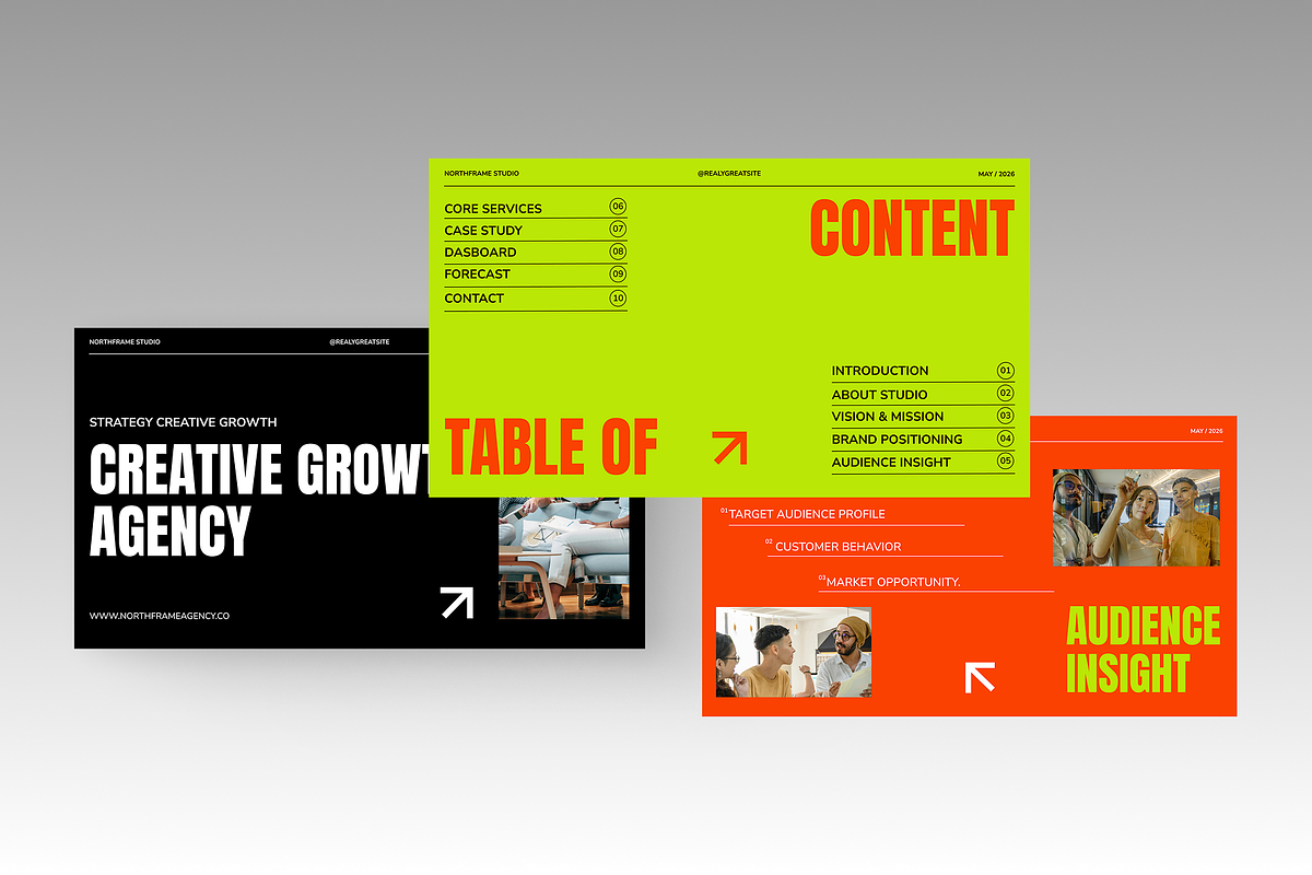 Creative Agency Presentation, a Presentation Template by adoestudio (Photo 2 of 7)