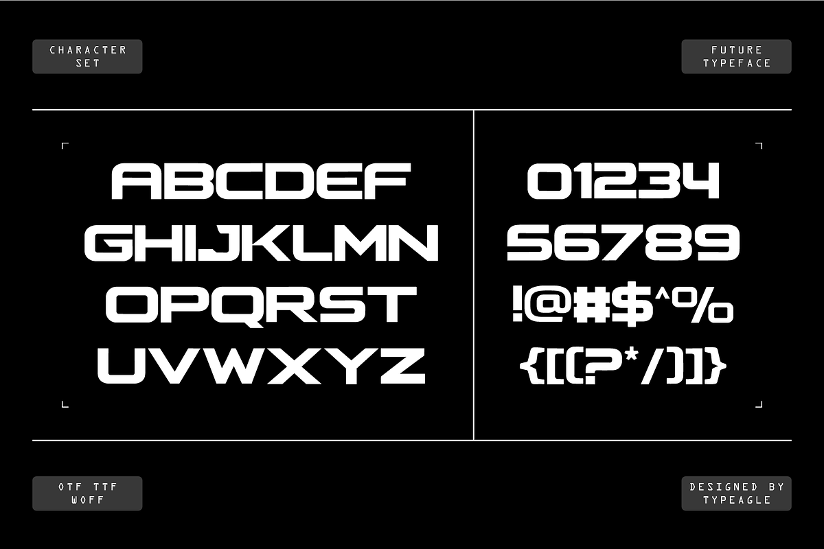 Vantox - Futuristic Display Font, a Sans Serif Font by Typeagle (Photo 3 of 10)