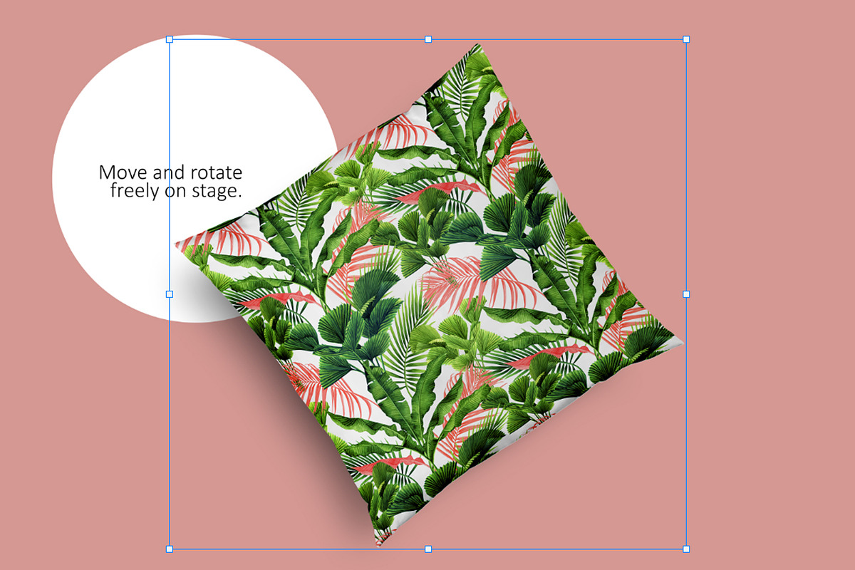 Isolated squaer cushion mockup, a Product Mockup by Dorado Stock (Photo 4 of 7)