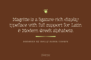 Magritte Surrealist Serif Font, a Font by Molly Suber Thorpe (Thumbnail 3 of 10)