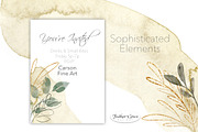 Watercolor Leaves & Washes, an Illustration by Feather Grace Designs (Thumbnail 3 of 11)