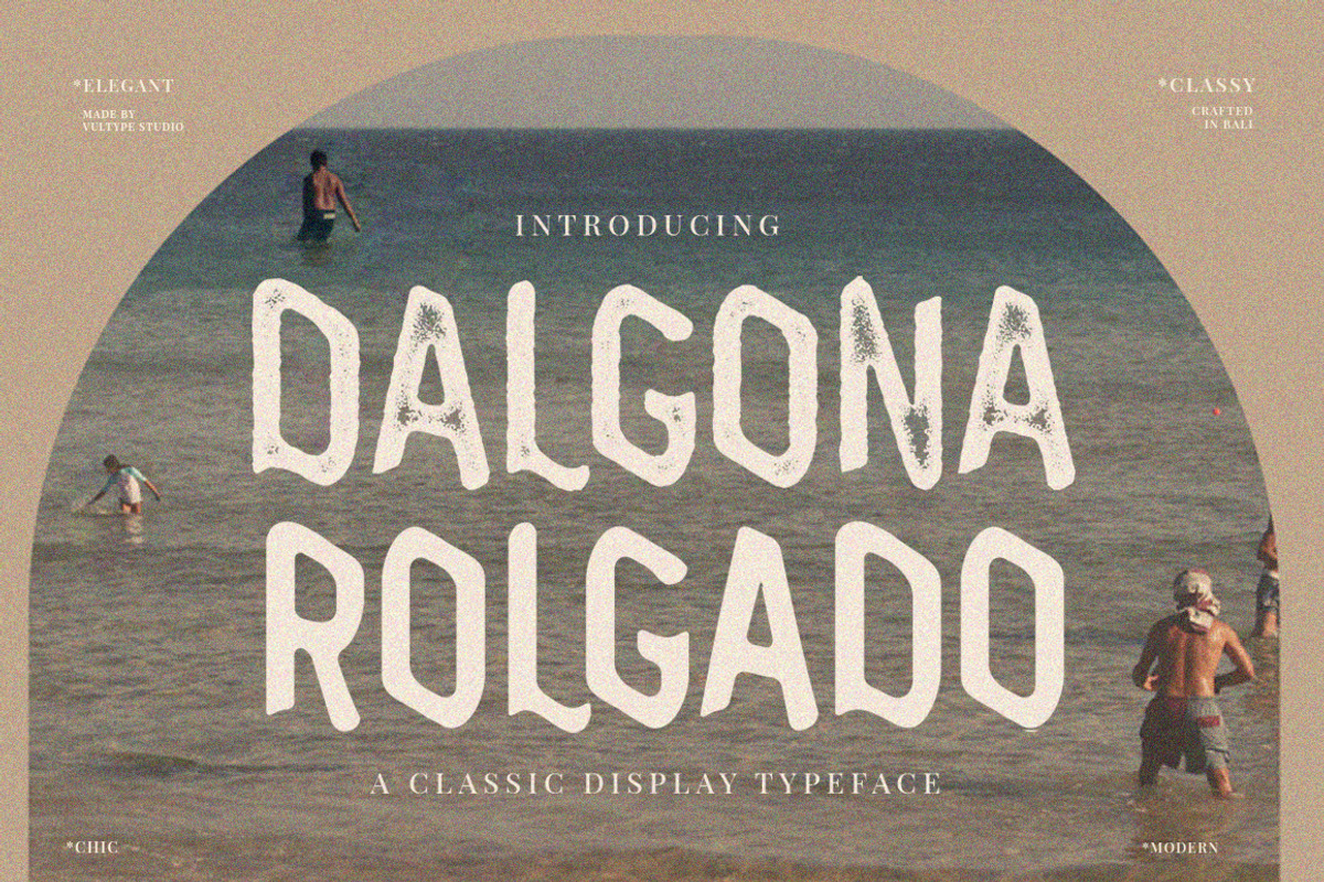 DALGONA ROLGADO !, a Sans Serif Font by Vultype Co. (Photo 1 of 13)