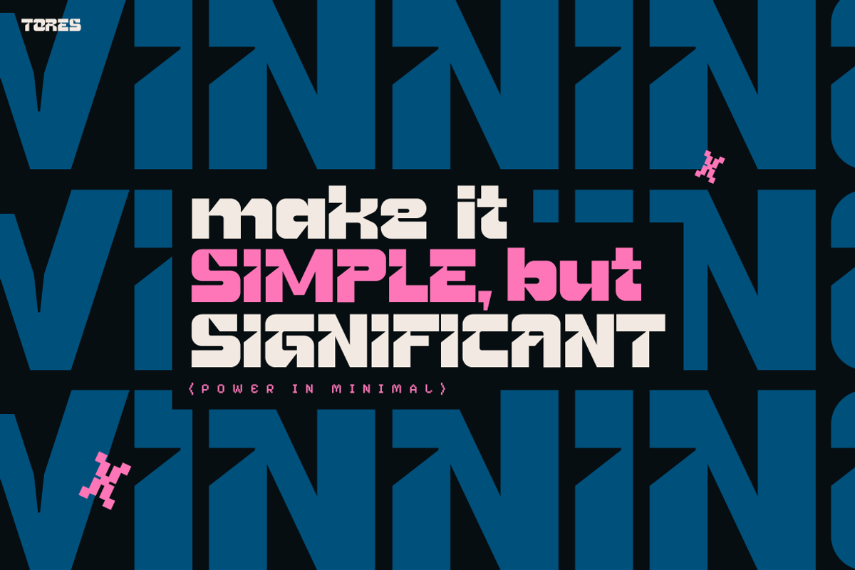 TORES, a Font by Pinisi ART (Photo 3 of 10)