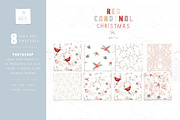 Christmas Seamless Patterns - White, a Pattern Graphic by bhldesigns (Thumbnail 2 of 15)